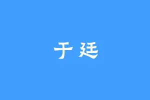 于廷