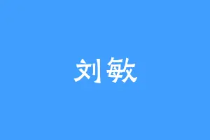 刘敏