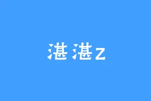 湛湛z