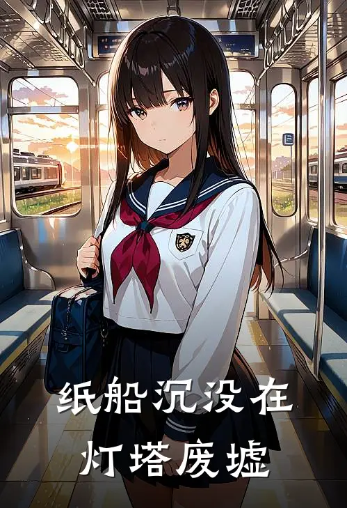 纸船沉没在灯塔废墟