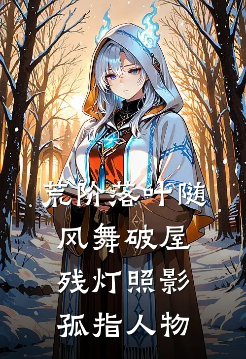 荒阶落叶随风舞 破屋残灯照影孤 指人物