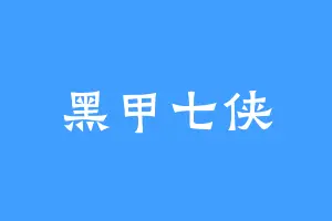 黑甲七侠