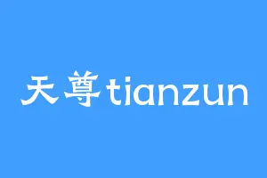 天尊tianzun