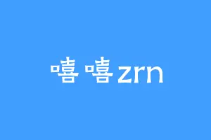 嘻嘻zrn