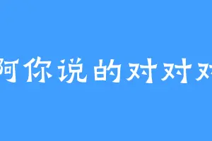 啊你说的对对对
