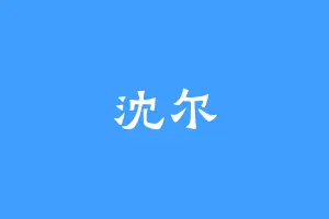 沈尔