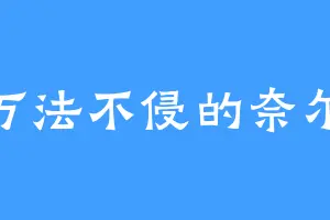 万法不侵的奈尔