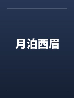 月泊西眉的我在等你也在等雪